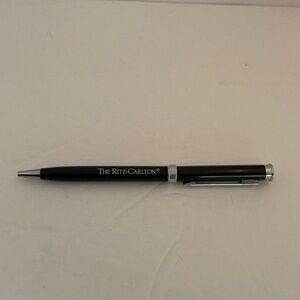 The Ritz-Carlton Twist Metal Black Pen - Works